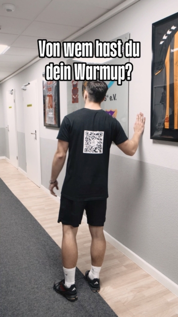 Warm-Up von der Legende....
