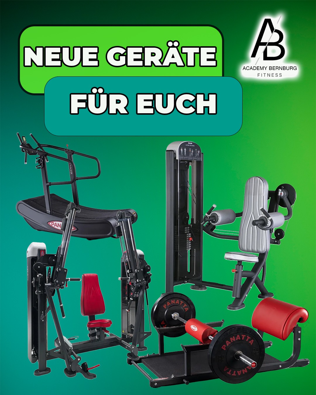 Wir haben auf der FIBO in euer Training investiert. Gleich vier neue Geräte kommen für euch dazu. 

Mit dem TOTAL  PRESS von Panatta haben wir den absoluten Höhepunkt der diesjährigen Fibo erwerben können. Die Total Press ist eine professionelle Multifunktionsmaschine für ein umfassendes Training der wichtigsten Druckmuskeln der oberen Extremität. 

Auch für euer Schultertraining haben wir das Passende gefunden. Mit dem LATERAL DELTOIDS ist ein gezieltes Schultertraining leicht umzusetzen. 

Für das Glutes Training haben wir HIP THRUST BENCH erworben. Effektives und gezieltes Training für deine Glutesmuskulatur.

Und für dein Cardiotraining kommt ein brandneuer ECORACER dazu. 

Alle Geräte werden wir in den kommenden Tagen näher vorstellen und euch aufzeigen, welche Möglichkeiten sich für euer Training ergeben.

 #fitness #mitglieder #academy #bernburg #bernburgsaale #fitnessfreaks #gymfit #freiheitimkopf #fitnessmotivation #bernburgandersaale #geräte #Geräte #panatta #panattagym #panattasport #panatta_sport